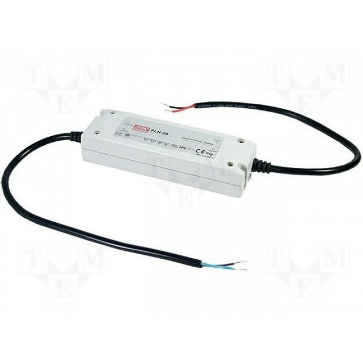 Блок питания импульсный LED 30Вт MEAN WELL PLN-30-15 (PLN-30-15)
