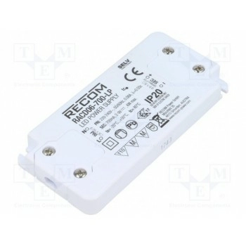 Блок питания импульсный LED 6Вт RECOM RACD06-700-LP