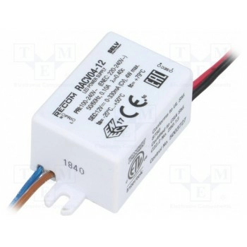 Блок питания импульсный LED 4Вт RECOM RACV04-12