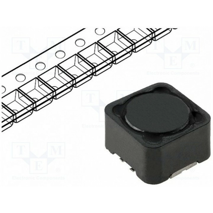 Дроссель проволочный SMD 39мкГн FERROCORE DE1207-39 (DE1207-39)