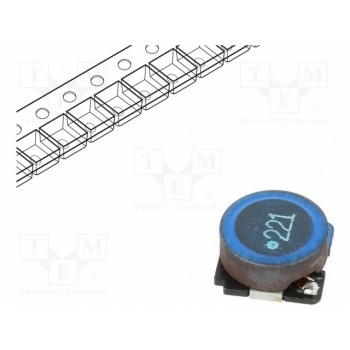 Дроссель ферритовый SMD 220мкГн TDK SLF10145T-221MR65