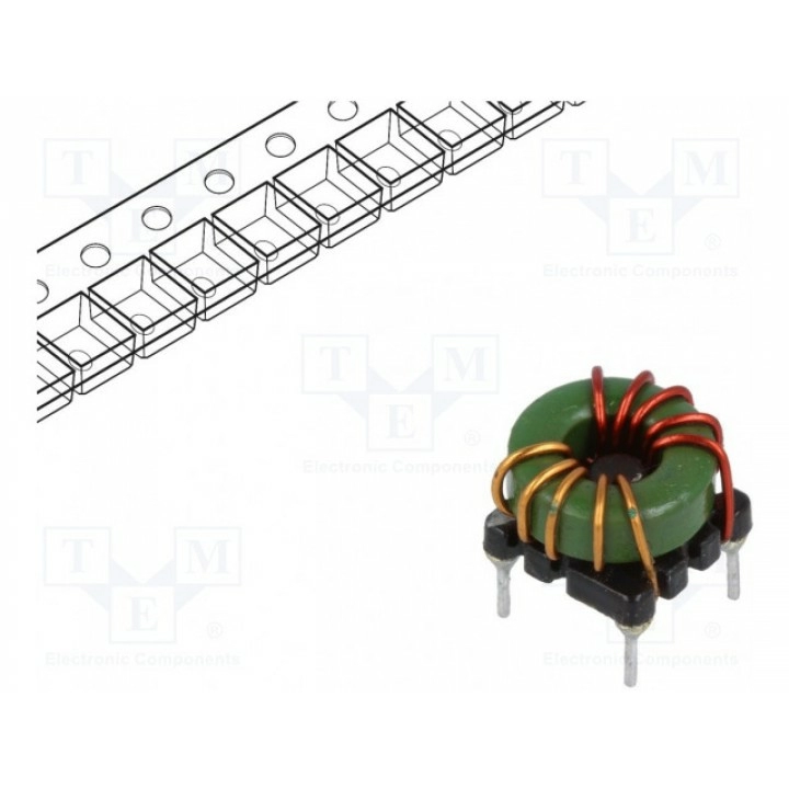 Дроссель проволочный THT 55мкГн TRACO POWER TCK-076 (TCK-076)