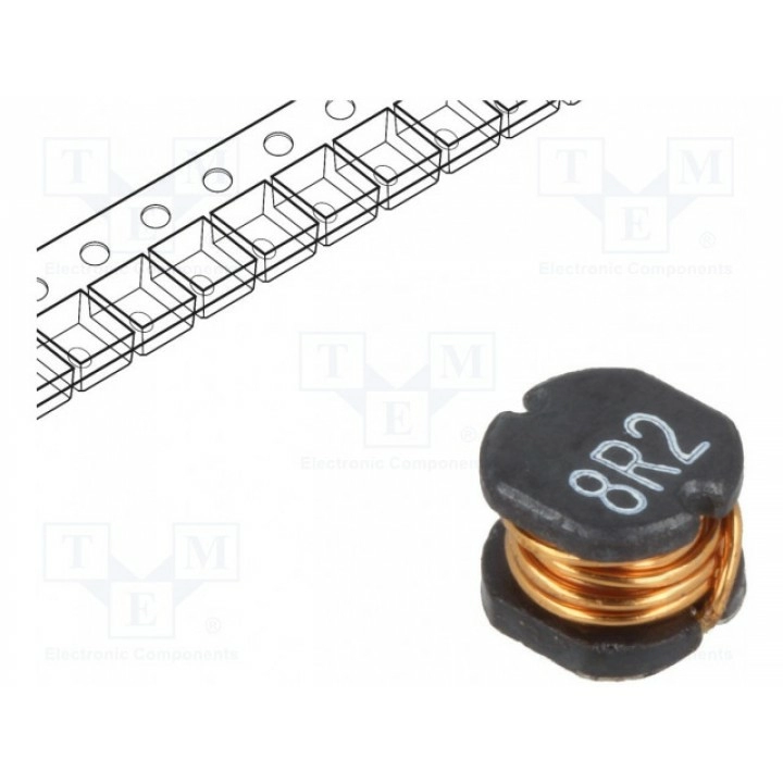 Дроссель проволочный SMD 82мкГн TRACO POWER TCK-077 (TCK-077)