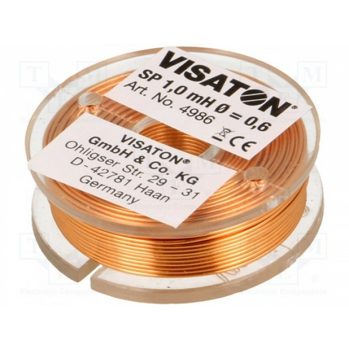 Дроссель воздушная катушка индуктивн VISATON 4986 (SP-1MH37-VS)