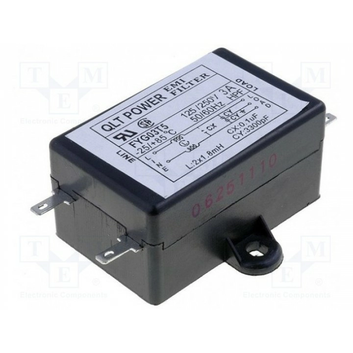 Фильтр помехоподавляющий QLT POWER FYG03T5 (FYG03T5)