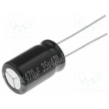 Конденсатор электролитический THT AISHI CE-470-35PHT-Y