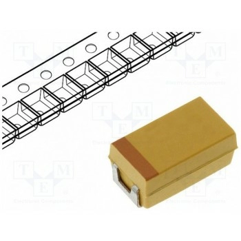 Конденсатор танталовый low ESR 47мкФ AVX TPSC476K006R0300