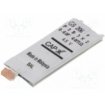 Конденсатор электролитический CAP-XX GS206F