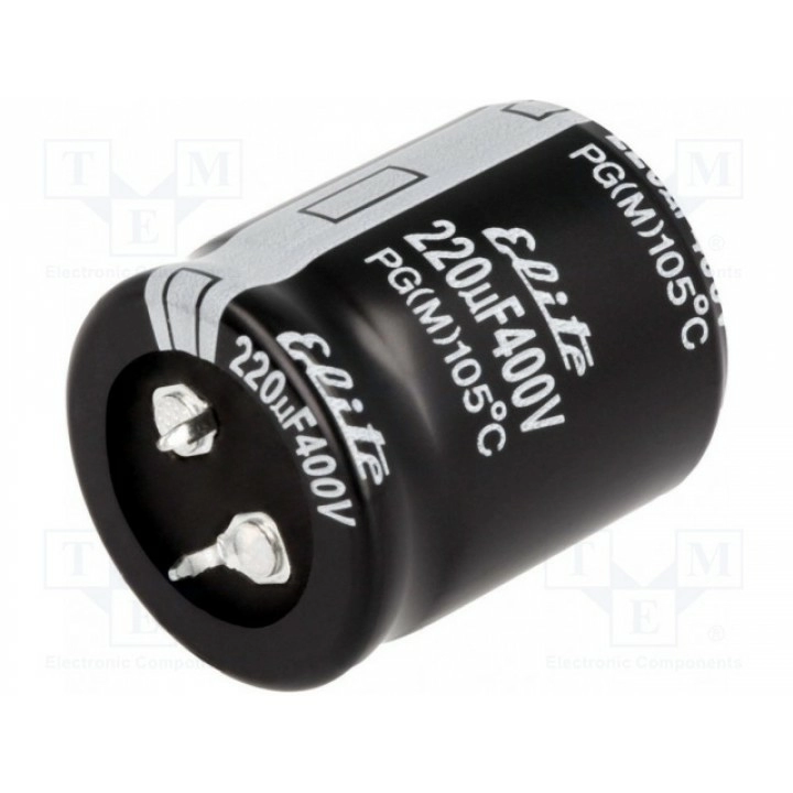 Конденсатор электролитический Elite PG2G221MND3035 (PG2G221MND3035)