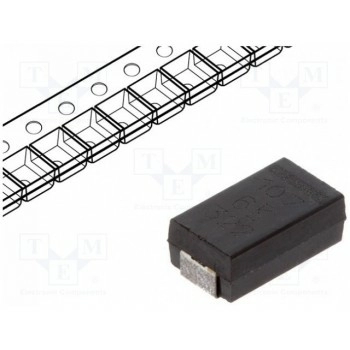 Конденсатор полимерный 100мкФ KEMET A700D107M006ATE018