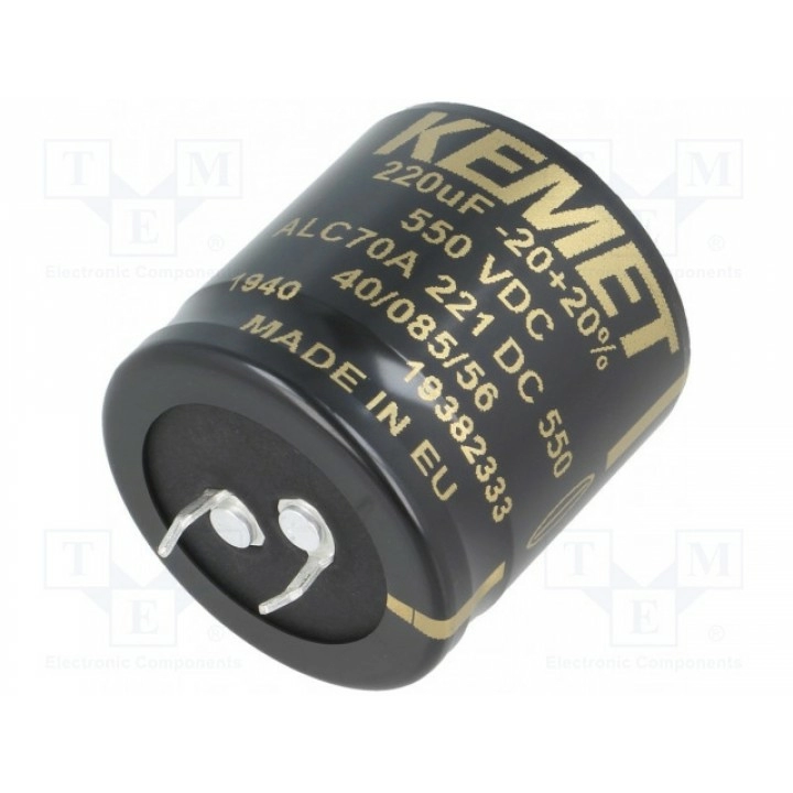 Конденсатор электролитический KEMET ALC70A221DC550 (ALC70A221DC550)