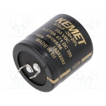 Конденсатор электролитический KEMET ALC70A471DC350