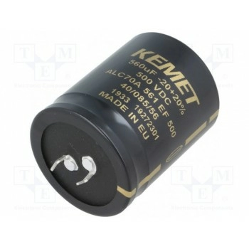 Конденсатор электролитический KEMET ALC70A561EF500