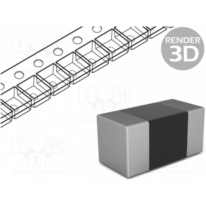 Конденсатор керамический MLCC 22нФ 50ВDC KEMET C0603C222K5RACTU (C0603C222K5RAC)