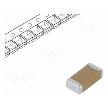 Конденсатор керамический MLCC 100нФ 50ВDC KEMET C1206F104K5RACTU