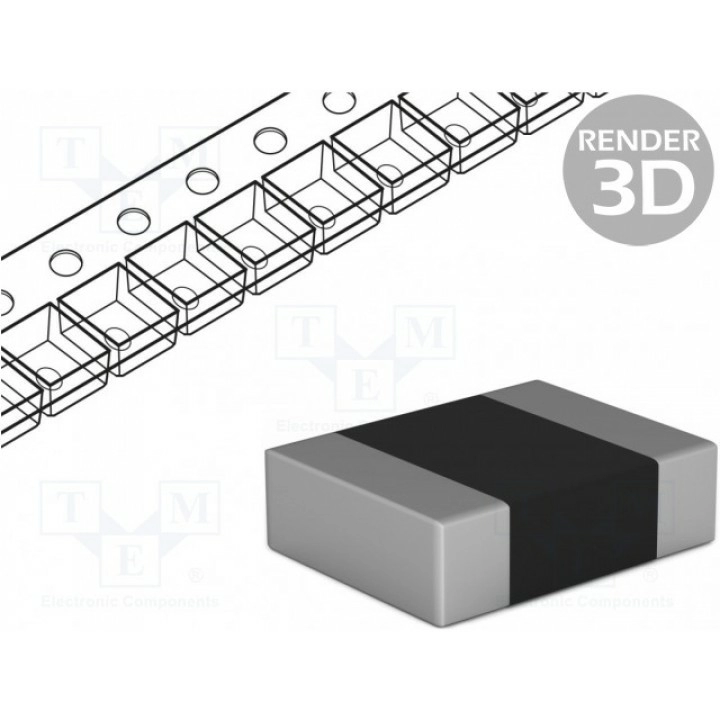 Конденсатор керамический MLCC 47нФ 1кВDC KEMET C1210V473KDRACTU (C1210V473KDRAC)