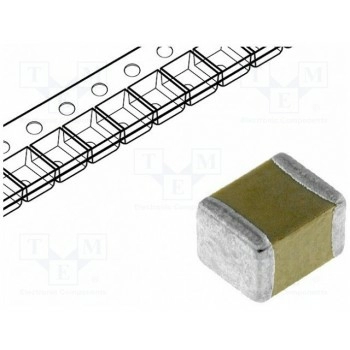 Конденсатор керамический MLCC 1нФ 2кВDC KEMET C1808C102KGRAC