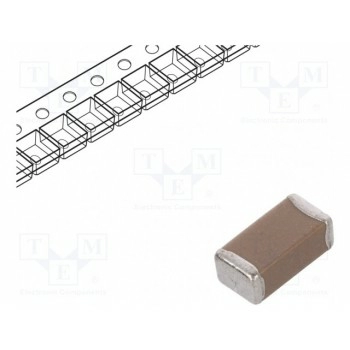 Конденсатор керамический MLCC 10нФ 1кВDC KEMET C1808C103KDRAC