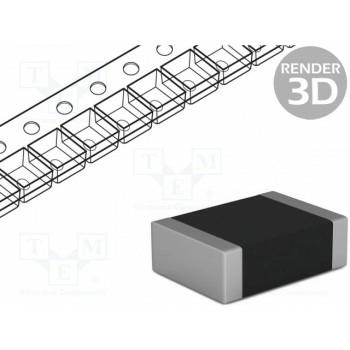 Конденсатор керамический MLCC 220нФ 50ВDC KEMET C1812C224K5RACTU