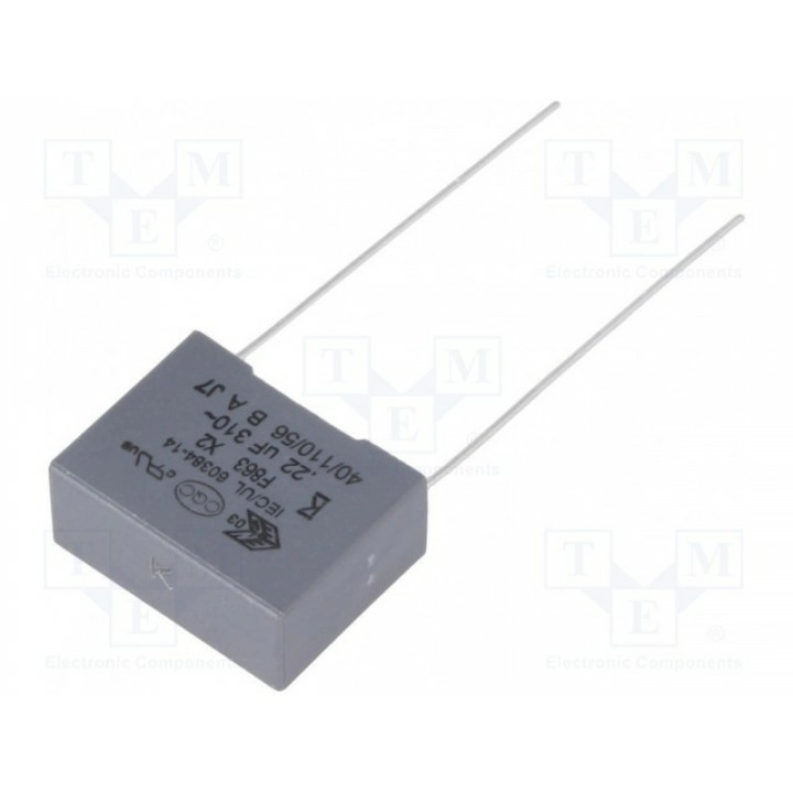 Конденсатор полипропиленовый Х2 KEMET F863BK224K310ALW0L (F863BK224K310ALW0L)