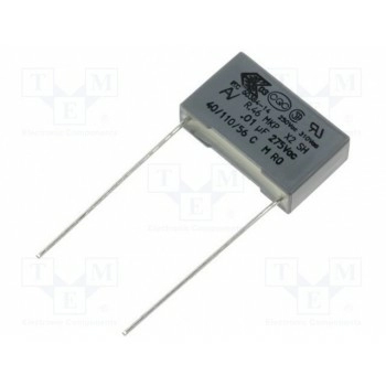 Конденсатор полипропиленовый Х2 KEMET MKPX2-100NR15-D