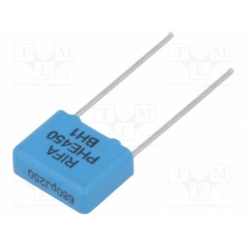 Конденсатор полипропиленовый 680пФ KEMET PHE450HK3680J