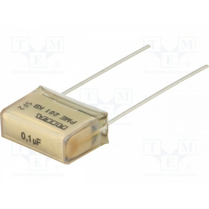 Конденсатор бумажный 100нФ 220ВAC KEMET PME261KB6100KR30 (PME261KB6100KR30)