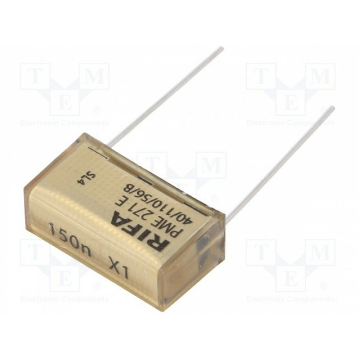 Конденсатор бумажный Х1 150нФ 300ВAC KEMET PME271E615KR30 (PME271E615KR30)