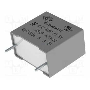 Конденсатор полипропиленовый Х2 KEMET R474F14705001K