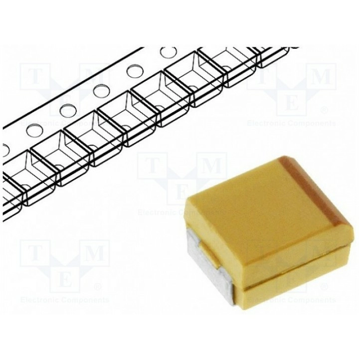 Конденсатор танталовый low ESR 1мкФ KEMET T494C105K050AT (T494C105K050AT)