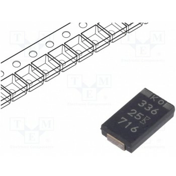 Конденсатор танталовый полимерный KEMET T521V226M025ATE060