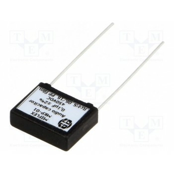 Конденсатор полипропиленовый 01мкФ MIFLEX MKP01-0.1U-450