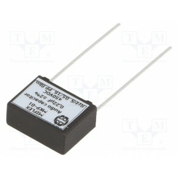 Конденсатор полипропиленовый 022мкФ MIFLEX MKP01-0.22U-450