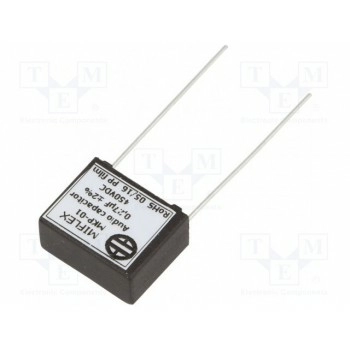 Конденсатор полипропиленовый 027мкФ MIFLEX MKP01-0.27U-450