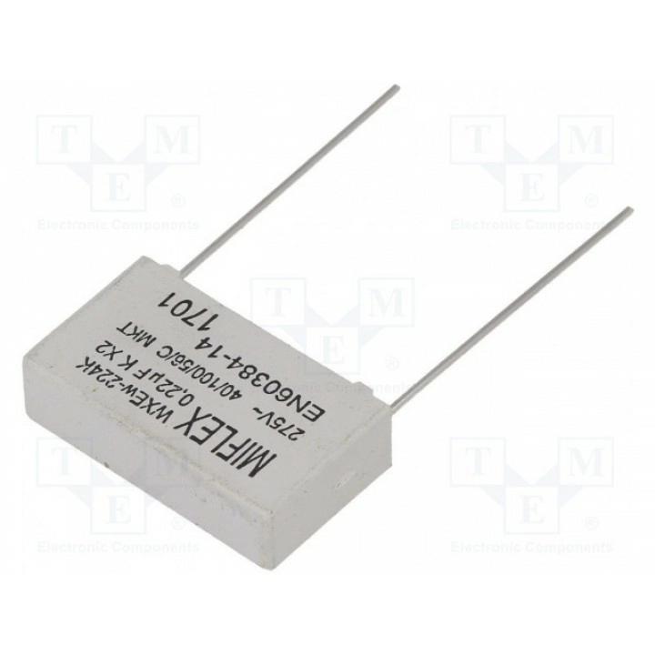Конденсатор полипропиленовый Х2 MIFLEX H29EU422KBW (WXEW-224K)