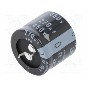 Конденсатор электролитический NICHICON LGM2W271MELB25