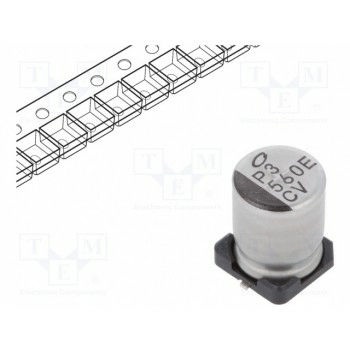 Конденсатор электролитический NICHICON UCV1E561MNL1GS