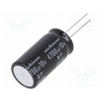 Конденсатор электролитический NICHICON UEP1A472MHD