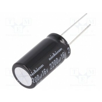 Конденсатор электролитический NICHICON UEP1C222MHD