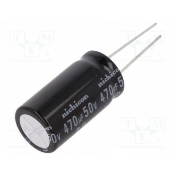 Конденсатор электролитический NICHICON UEP1H471MHD