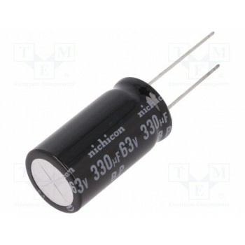 Конденсатор электролитический NICHICON UEP1J331MHD