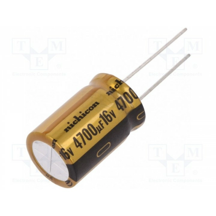 Конденсатор электролитический NICHICON UFW1C472MHD (UFW1C472MHD)