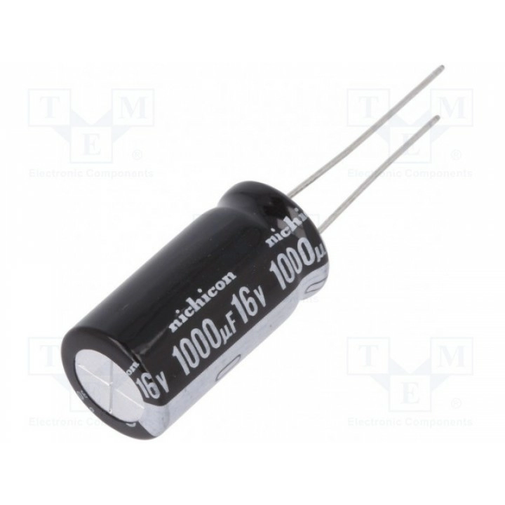 Конденсатор электролитический NICHICON UKL1C102MHD (UKL1C102MHD)