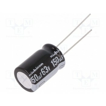 Конденсатор электролитический NICHICON UKL1J151MHD