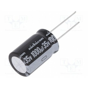 Конденсатор электролитический NICHICON UKL1V102MHD