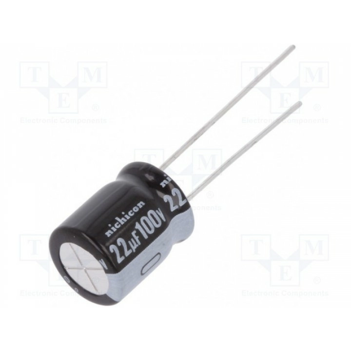 Конденсатор электролитический NICHICON UKL2A220MPD (UKL2A220MPD)