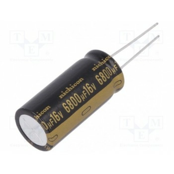 Конденсатор электролитический NICHICON UKW1C682MHD