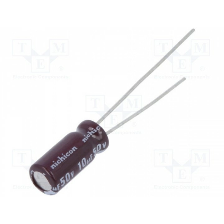 Конденсатор электролитический THT NICHICON ULD1H100MDD (ULD1H100MDD)