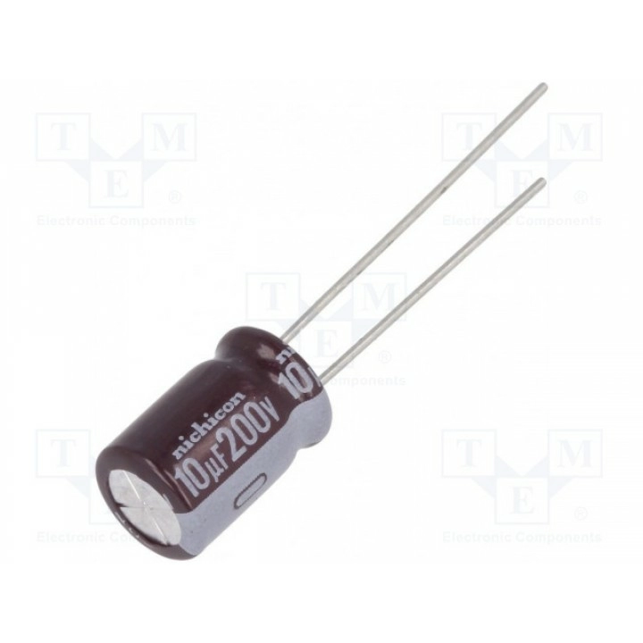Конденсатор электролитический NICHICON ULD2D100MPD (ULD2D100MPD)