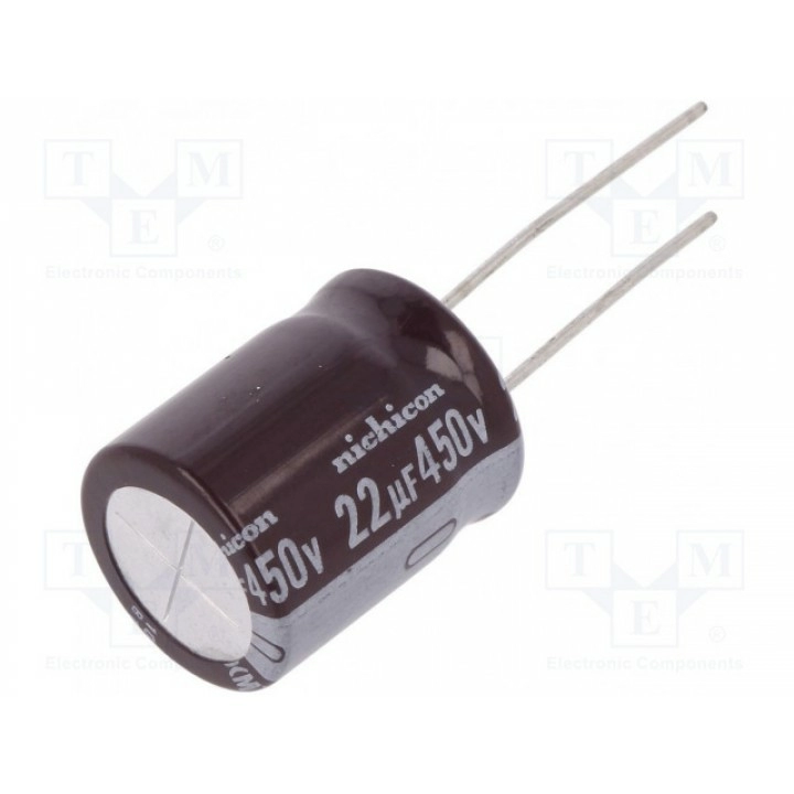 Конденсатор электролитический THT NICHICON ULD2W220MHD6 (ULD2W220MHD6)